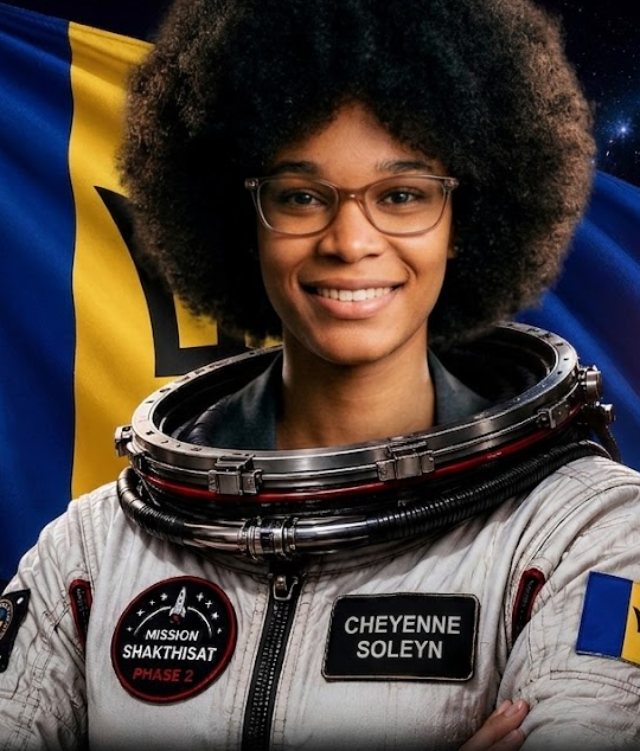 Cheyenne Soleyn representing Barbados