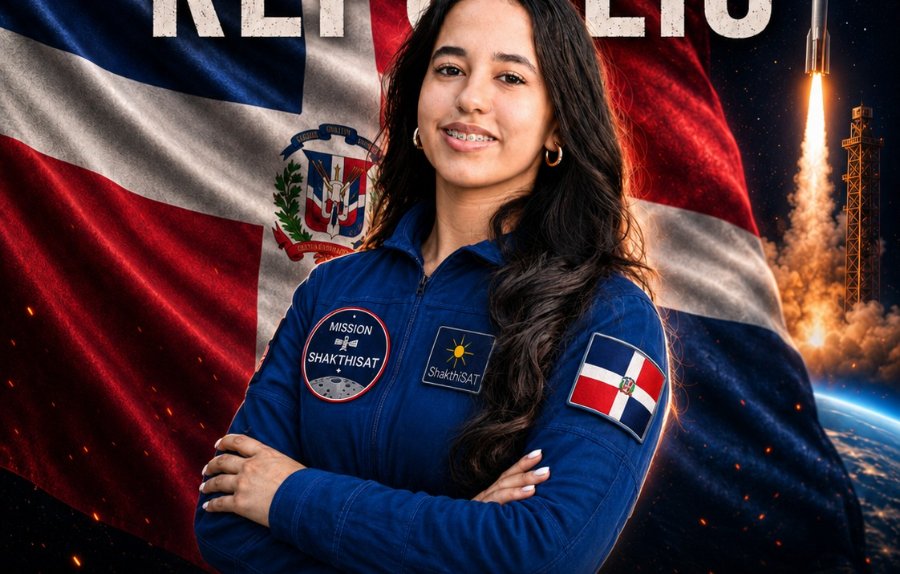 Annette Vásquez representing the Dominican Republic