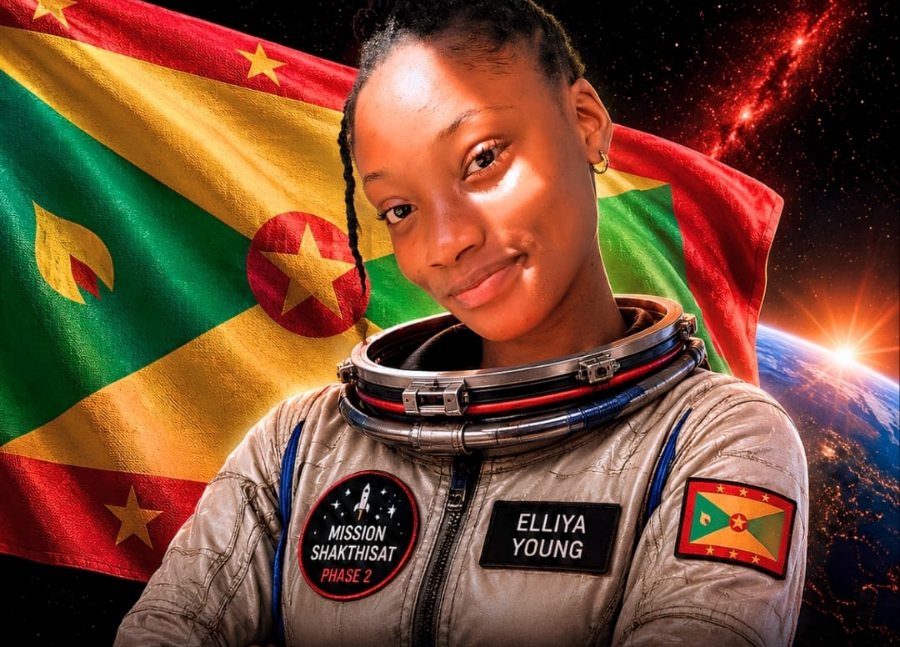 Elliya Young representing Grenada