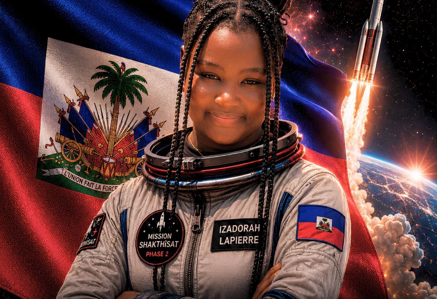 Izadorah Lapierre representing Haiti