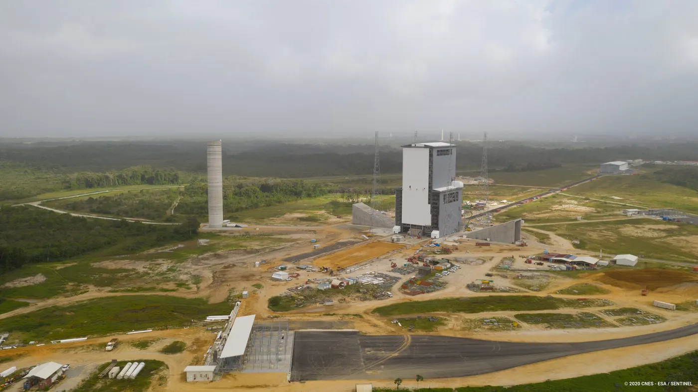 Ariane 6 launch complex at the Guiana Space Centre in Kourou