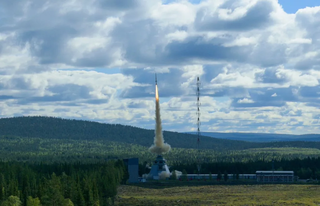 SubOrbital Express sounding rocket launching from Esrange Space Center