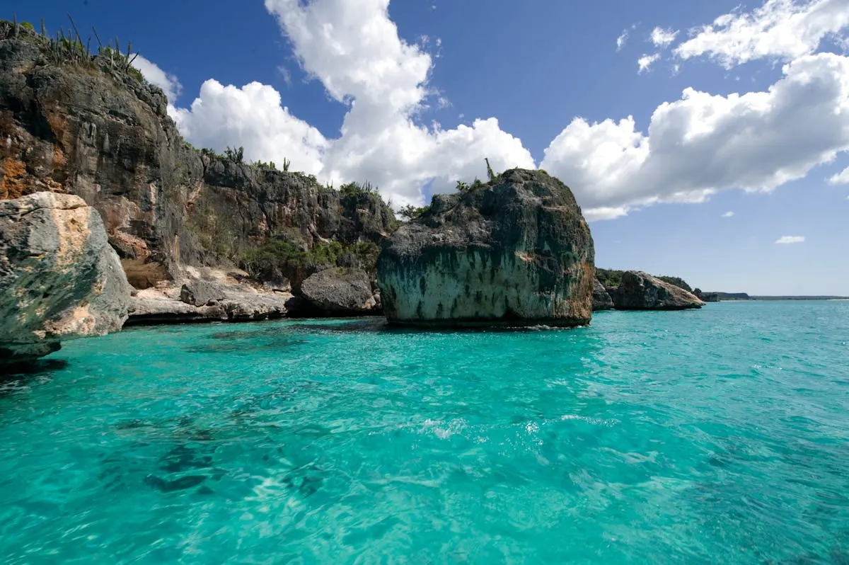 Coastline of Bahía de las Águilas in Pedernales, Dominican Republic