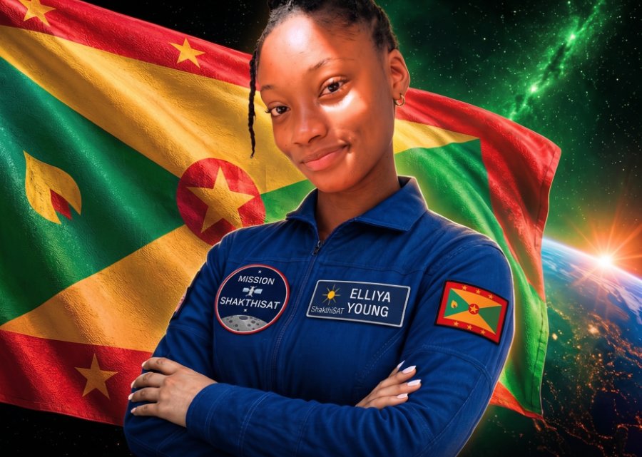 Elliya Young, cadet for Grenada